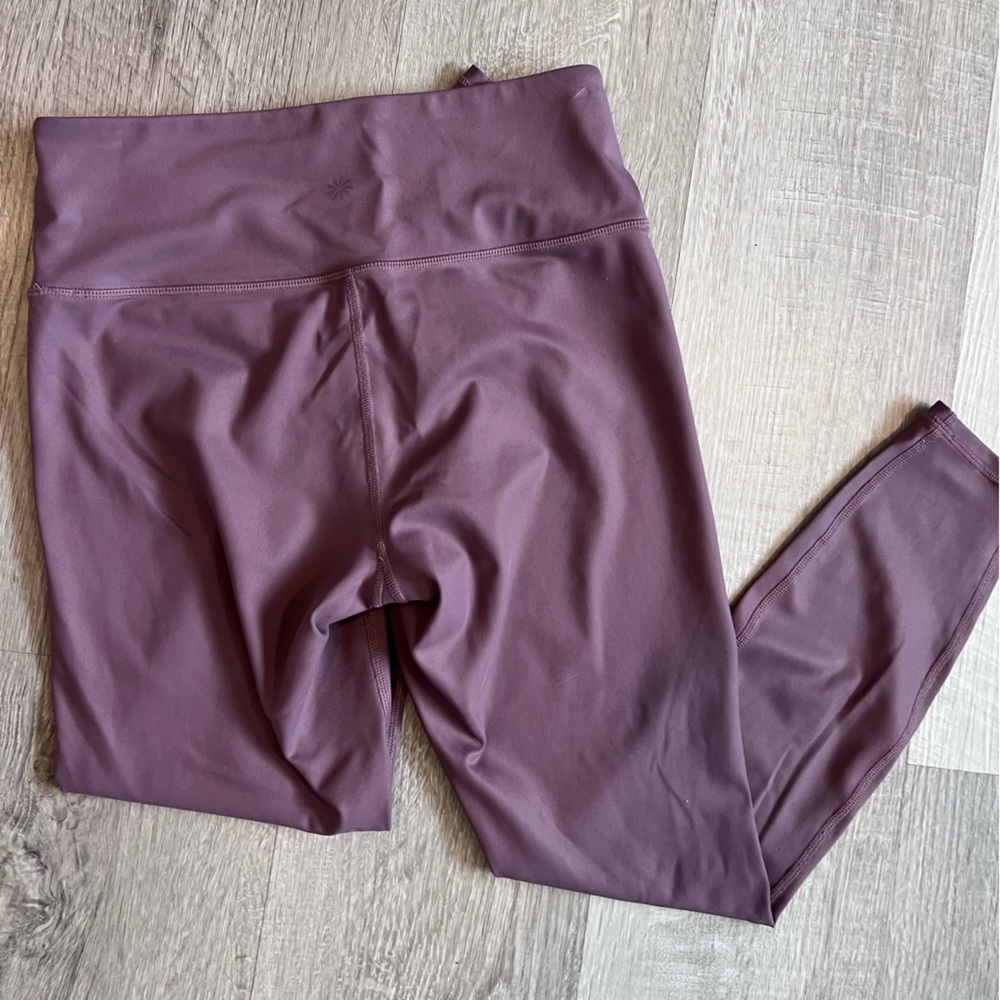 Athleta mauve leggings size small